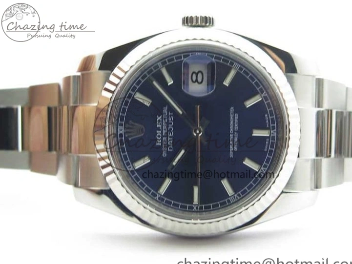 Best AAA Replica Sites 1:1 Steel Bracelet 36 ARF Blue SH3135 904L 116234 Oyster on Best DateJust SS V Edition Dial ZeroBulk 3198 0103